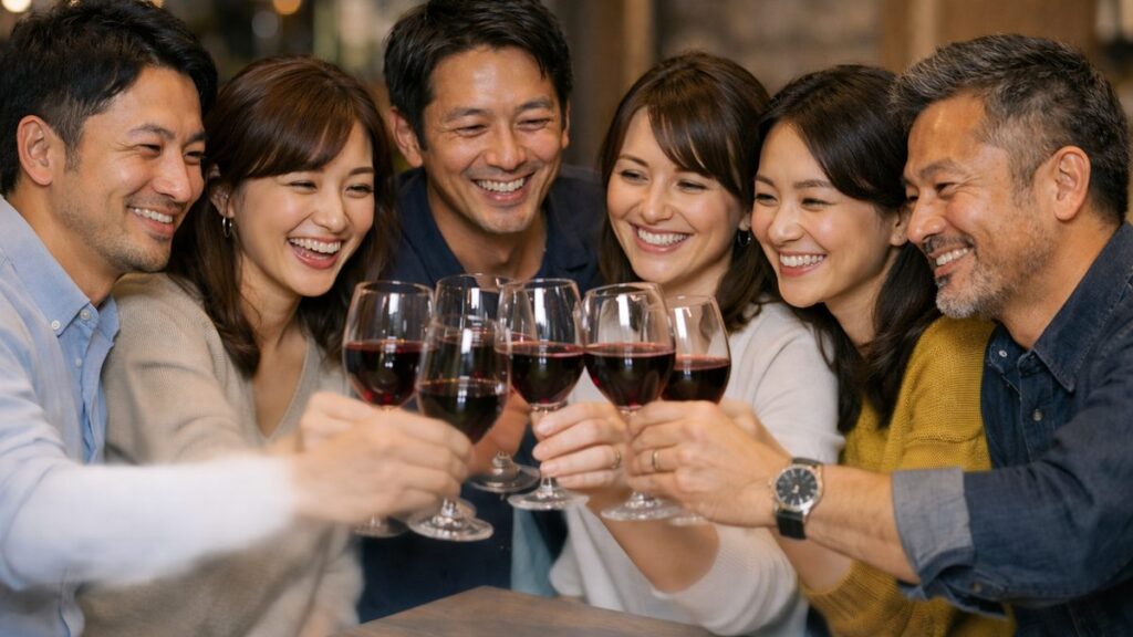 社会人サークルアッシュの飲み会風景